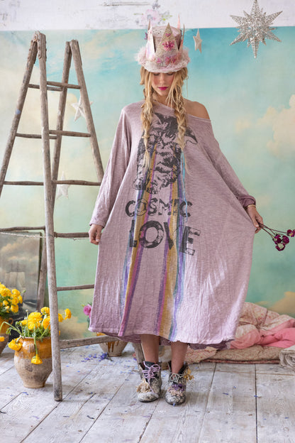 Cosmic Love Viggo T Dress in Sunfaded Azalea by Magnolia Pearl