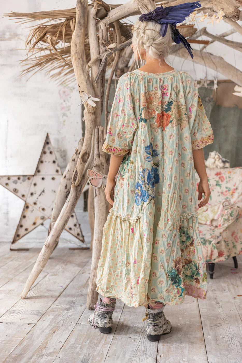 Applique Fayhe Dress in Mon Cheri by Magnolia Pearl