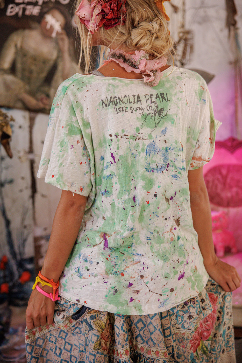 Floral Songbird Art Class T in True by Magnolia Pearl