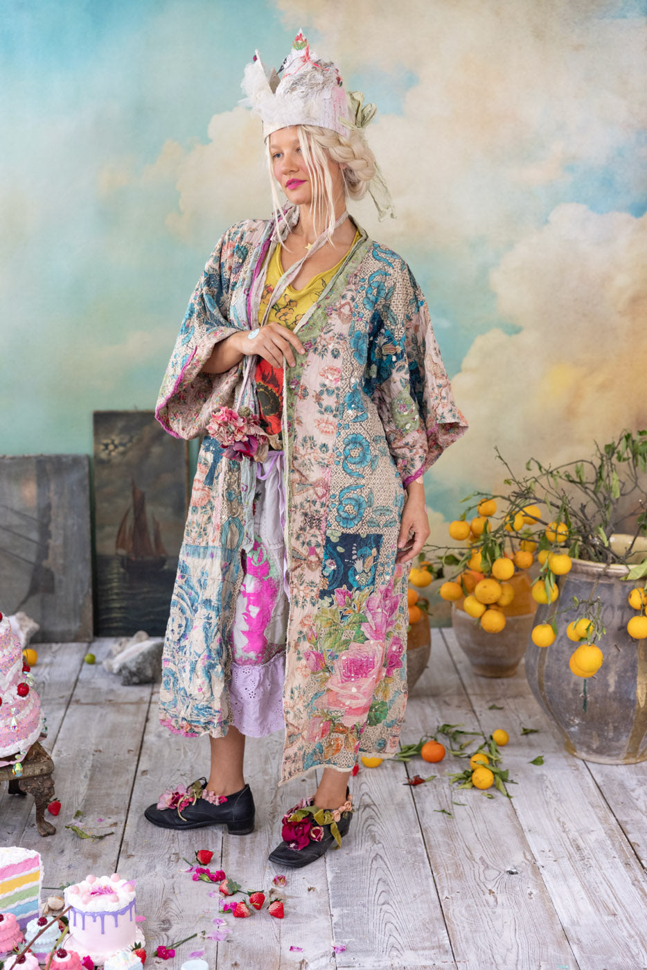 Piecewise Dashi Kimono in Zazu by Magnolia Pearl