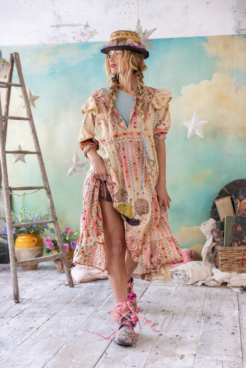 FDLP Anastasia Dress in Sunrise Daisy by Magnolia Pearl