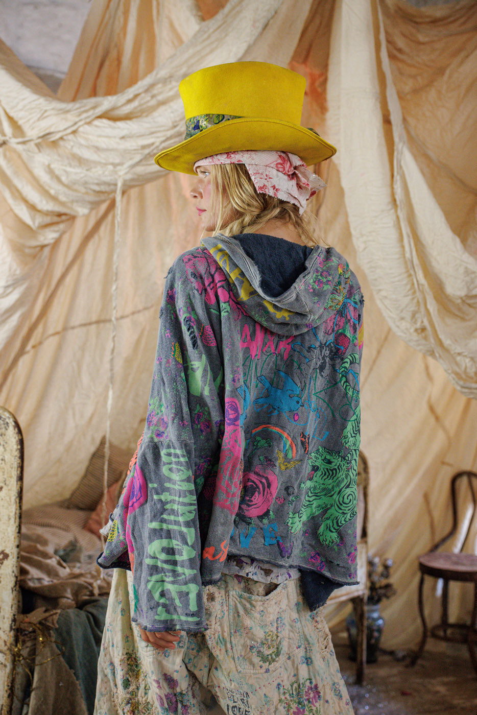 Graphics Raji Hoodie in Prince by Magnolia Pearl
