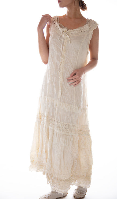 Sofia Grace Eyelet Slip in Moonlight by Magnolia Pearl