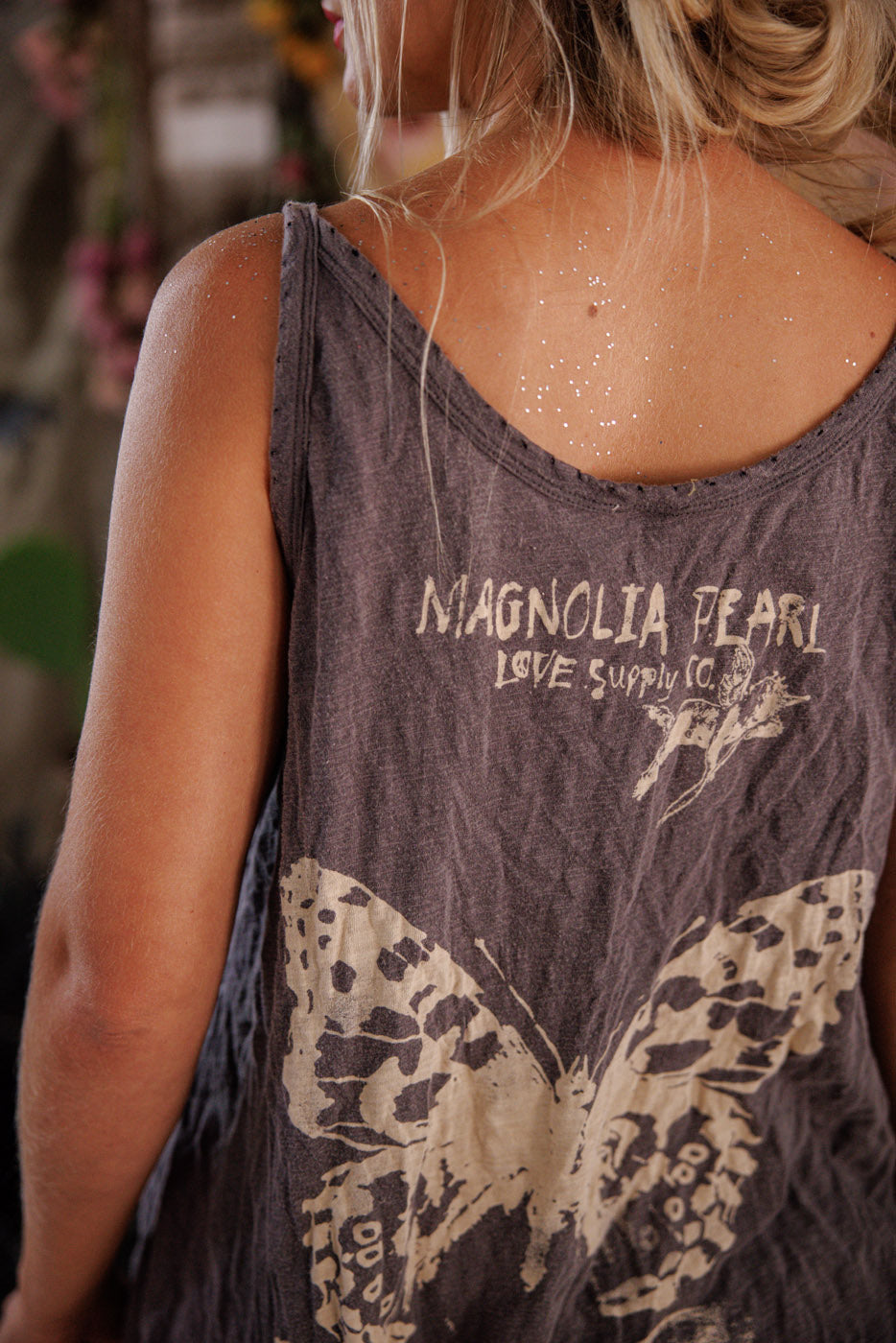 Butterfly Totem Lana Tank in Ozzy by Magnolia Pearl