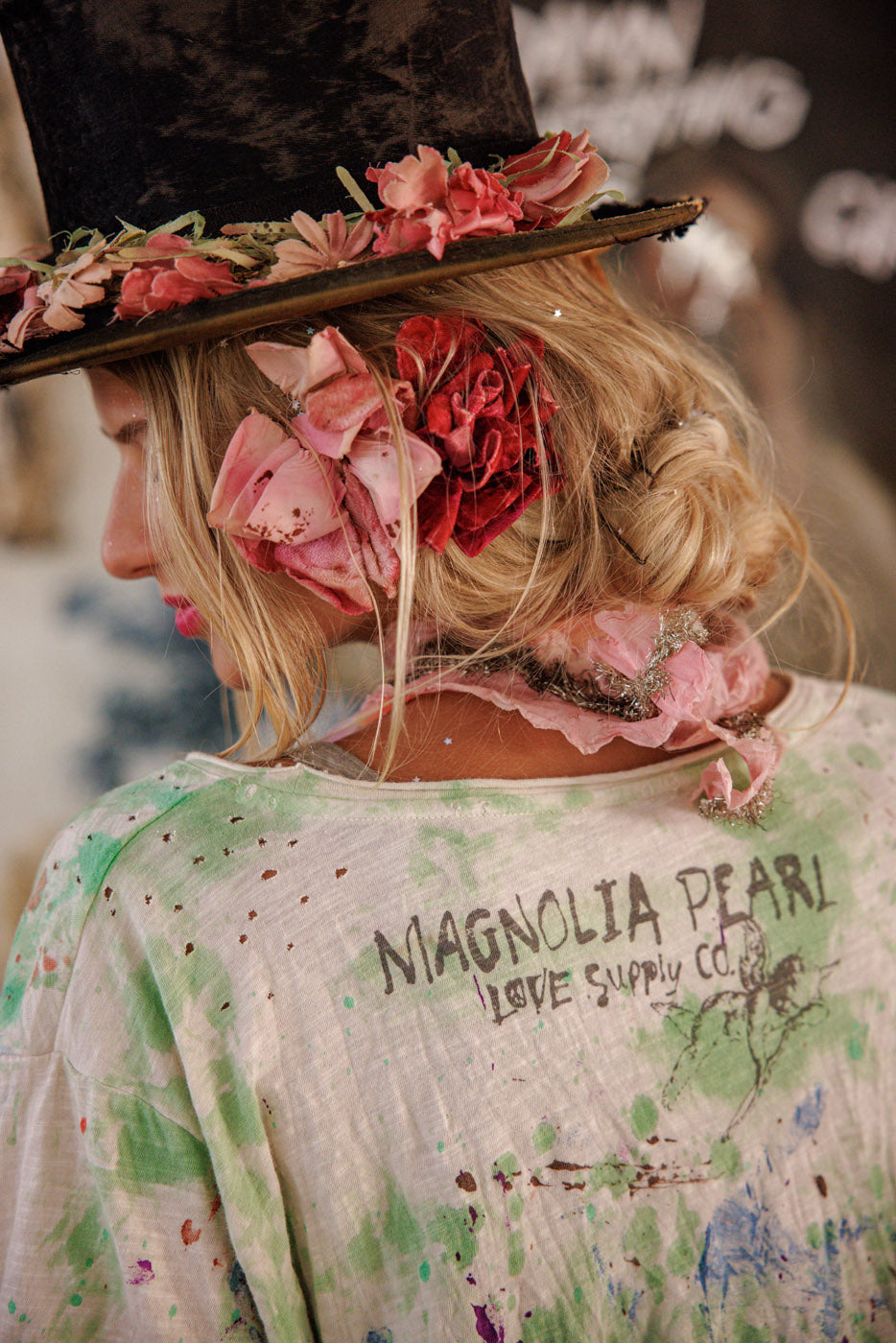 Floral Songbird Art Class T in True by Magnolia Pearl