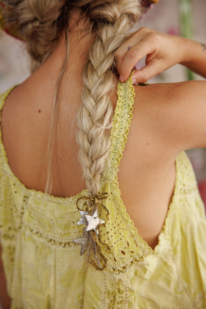 Eyelet Clementine Tank in Yuzu by Magnolia Pearl