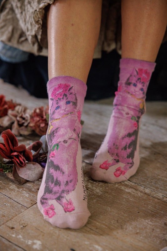 Margaret MP Socks in Allium Dip Dye by Magnolia Pearl