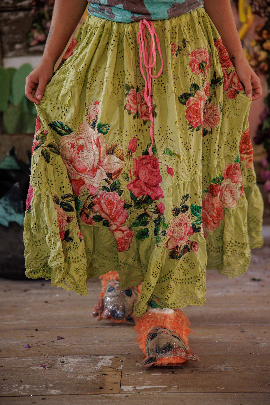 Eyelet Lala Skirt in Yuzu by Magnolia Pearl