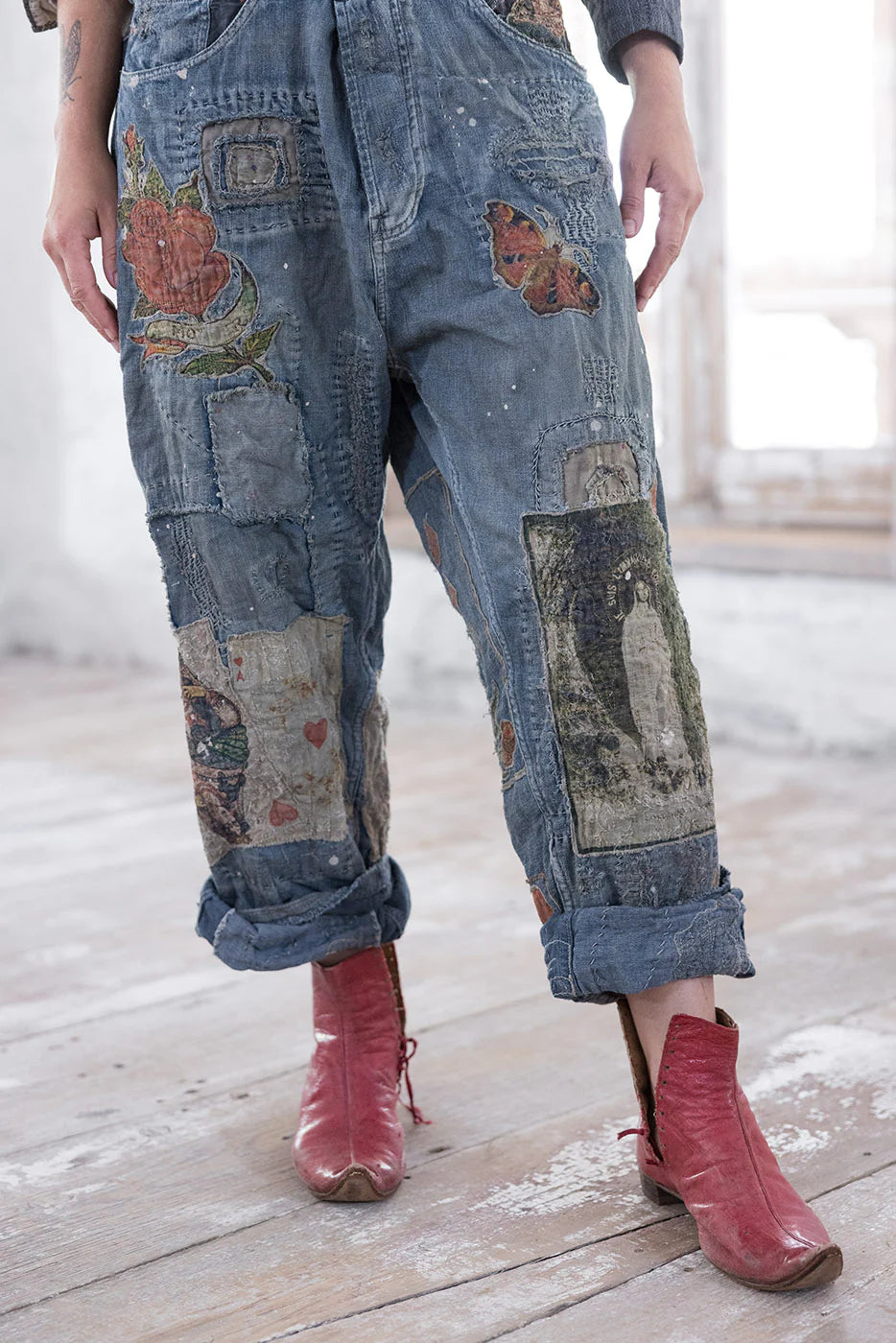 Cartomancy Romeo Denims in Washed Indigo by Magnolia Pearl