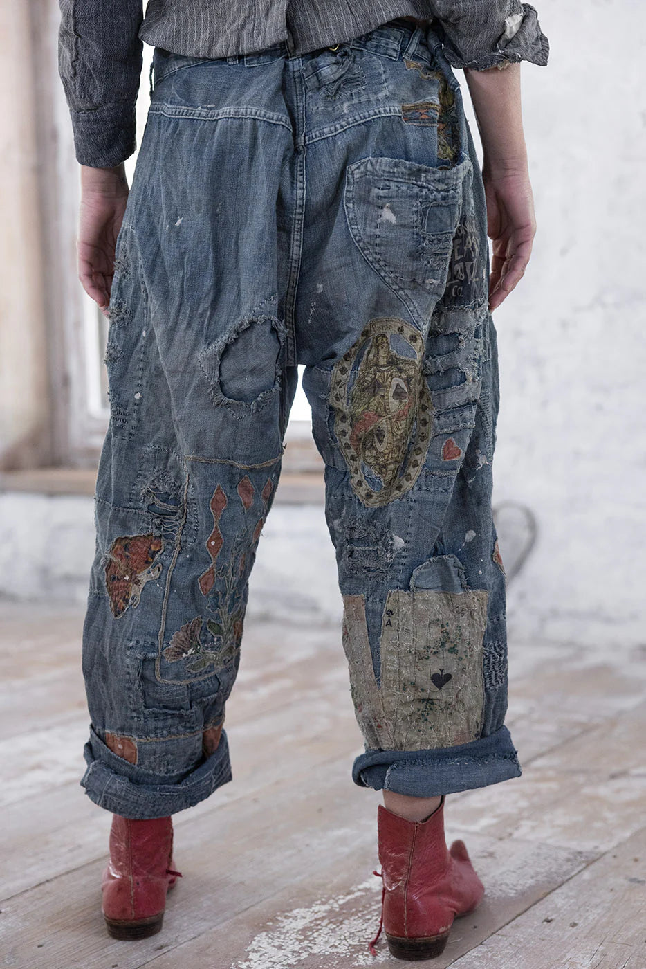 Cartomancy Romeo Denims in Washed Indigo by Magnolia Pearl