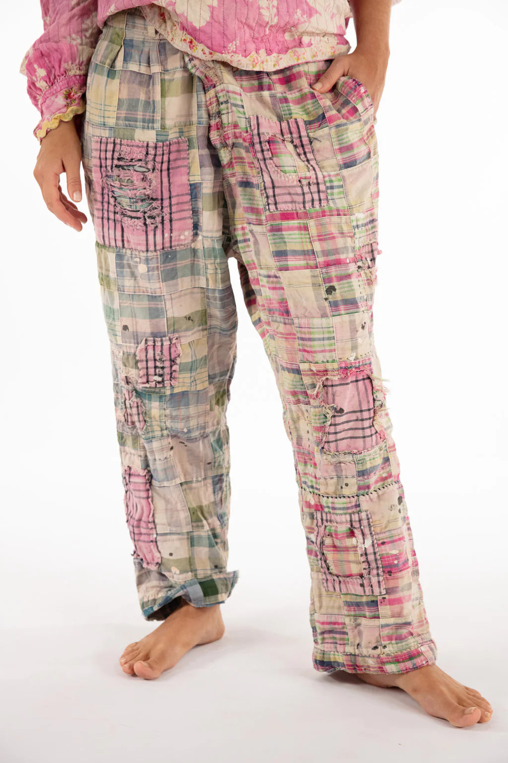 Patchwork Charmie Trousers by Magnolia Pearl