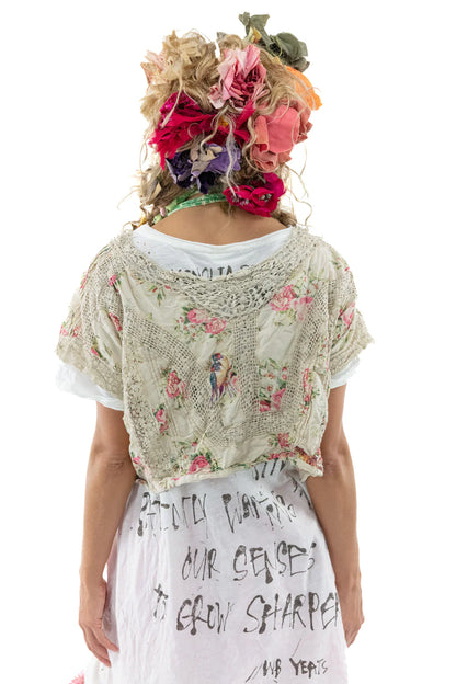 Floral Dejah Cropped Blouse by Magnolia Pearl