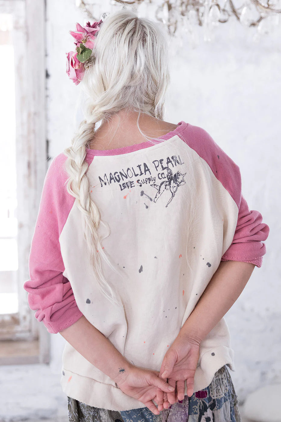 Abbeyrosa Richi Sweatshirt in Petal by Magnolia Pearl