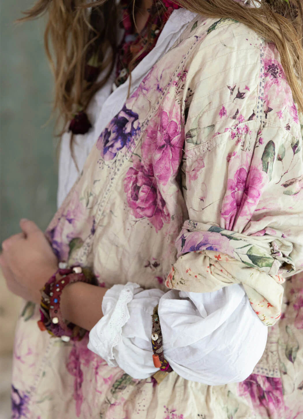 Floral Ettiene Kimono Jacket by Magnolia Pearl