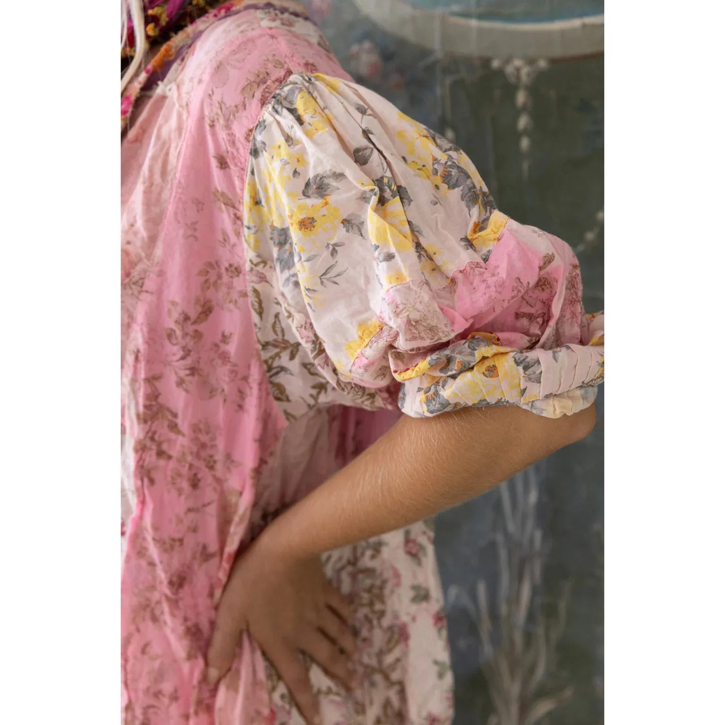 Patchwork Kashmiri Pink Dress by Magnolia Pearl