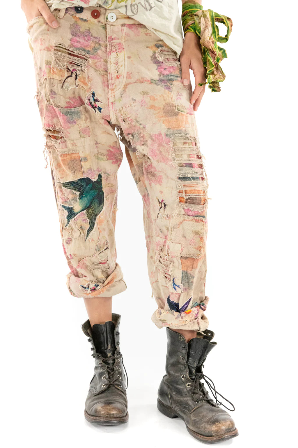 Printed Bobbie Trousers by Magnolia Pearl