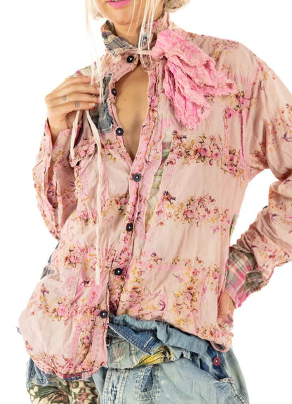 Floral Kelly Western Shirt by Magnolia Pearl in Shea