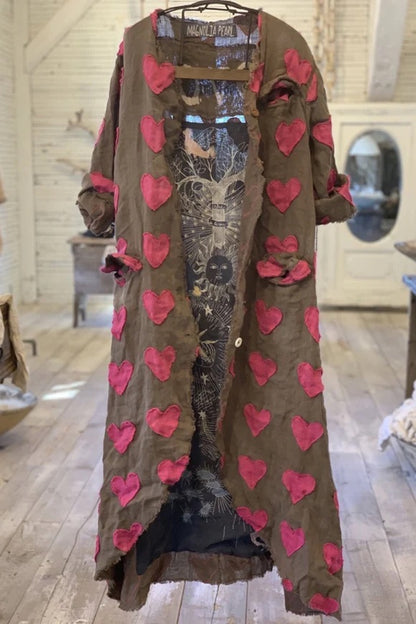 Heart Applique Emery Coat by Magnolia Pearl